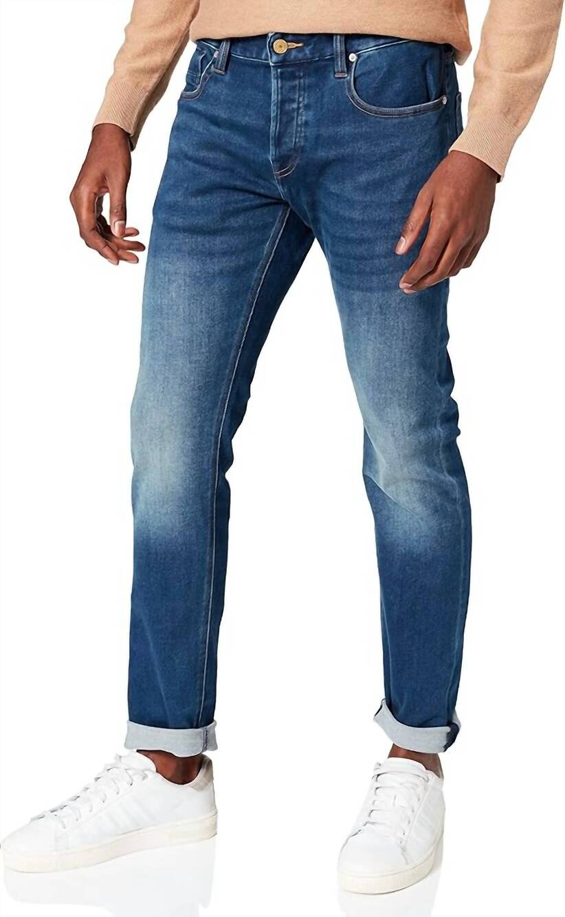 NEW SCOTCH & SODA ralston regular slim jeans in blue future